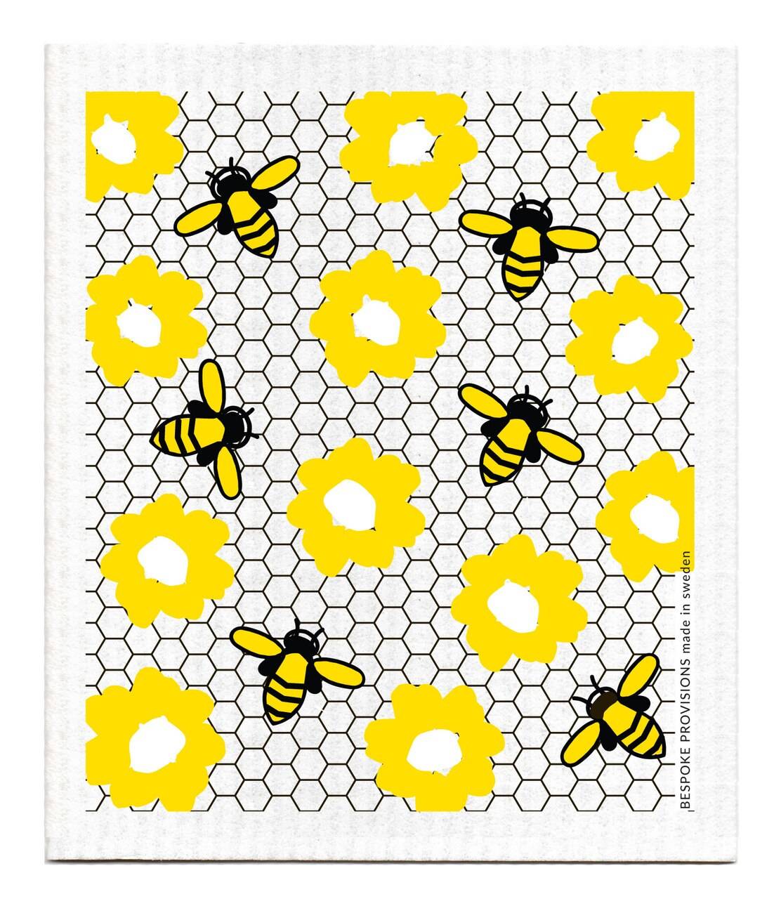 Bee's Wrap Swedish Dishcloth | Reusable, Washable, Compostable Bees and Bears