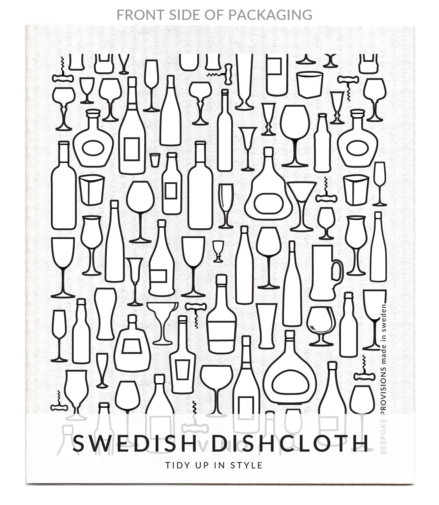 Vino Swedish Dishcloth - BESPOKE PROVISIONS