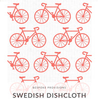 Bikes Swedish Dishcloth - BESPOKE PROVISIONS