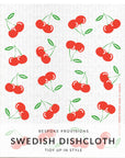 Cherries Swedish Dishcloth - BESPOKE PROVISIONS