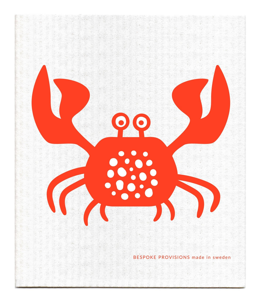 Crab Swedish Dishcloth - BESPOKE PROVISIONS