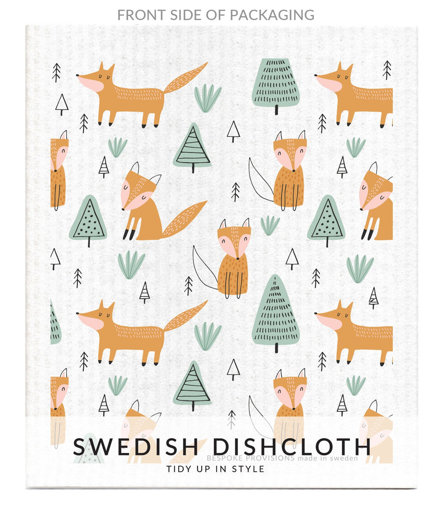 Fox Swedish Dishcloth Bundle