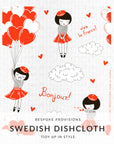 French Girl Swedish Dishcloth - BESPOKE PROVISIONS