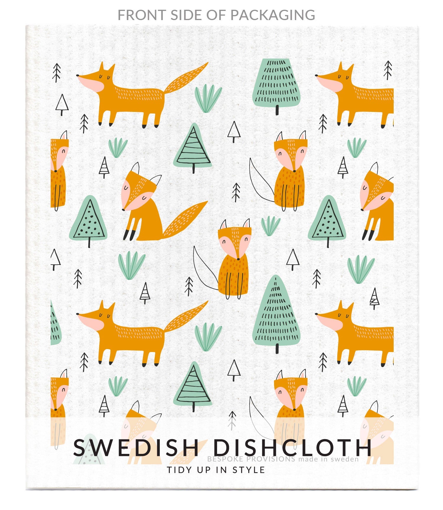 Into the Woods Swedish Dishcloth Set of 3 - BESPOKE PROVISIONS