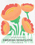 Peach Flower Swedish Dishcloth - BESPOKE PROVISIONS INC