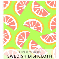 Pink Grapefruit Swedish Dishcloth - BESPOKE PROVISIONS