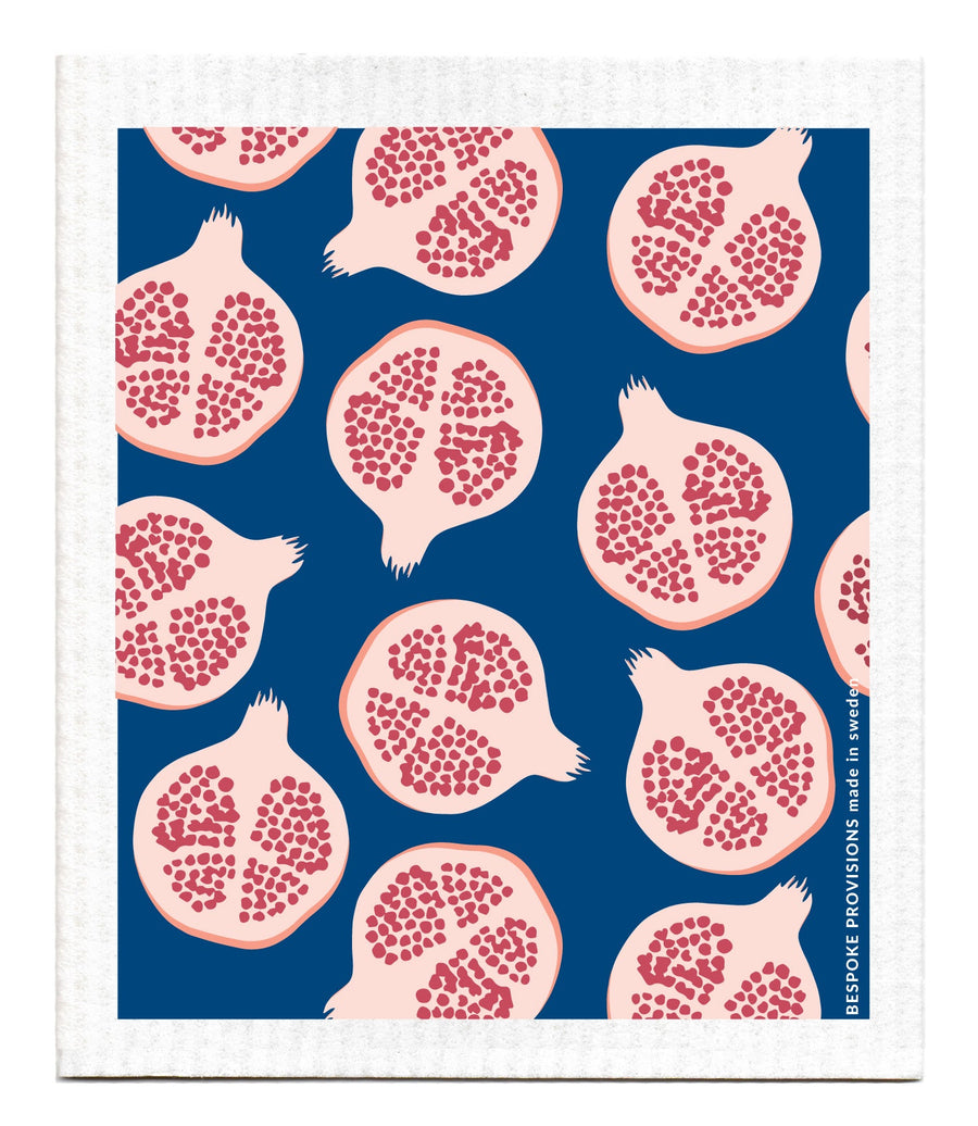 Pomegranates Swedish Dishcloth - BESPOKE PROVISIONS
