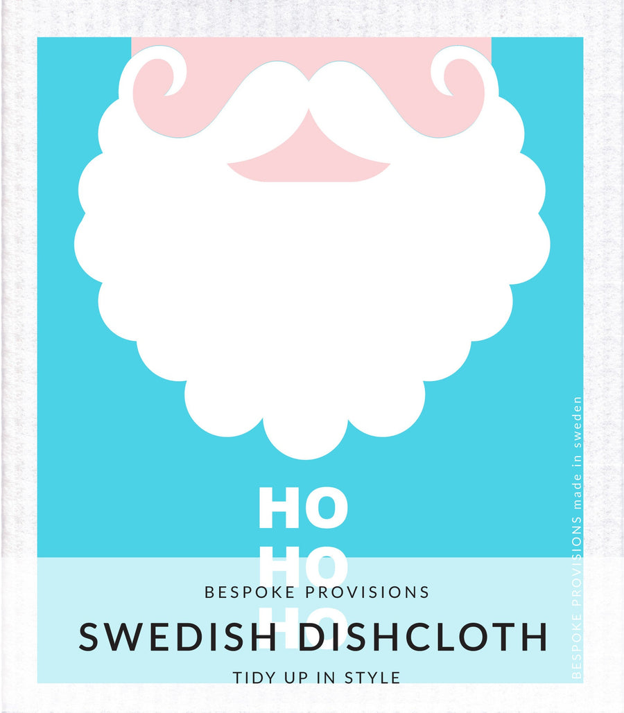 Santa Holiday Swedish Dishcloth - BESPOKE PROVISIONS