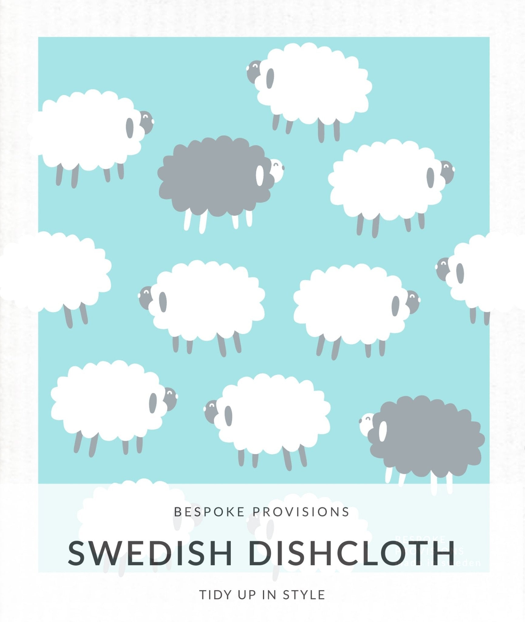 Sheep Swedish Dishcloth - BESPOKE PROVISIONS