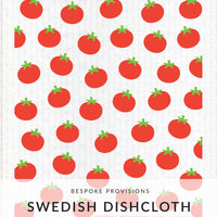 Tomatoes Swedish Dishcloth - BESPOKE PROVISIONS