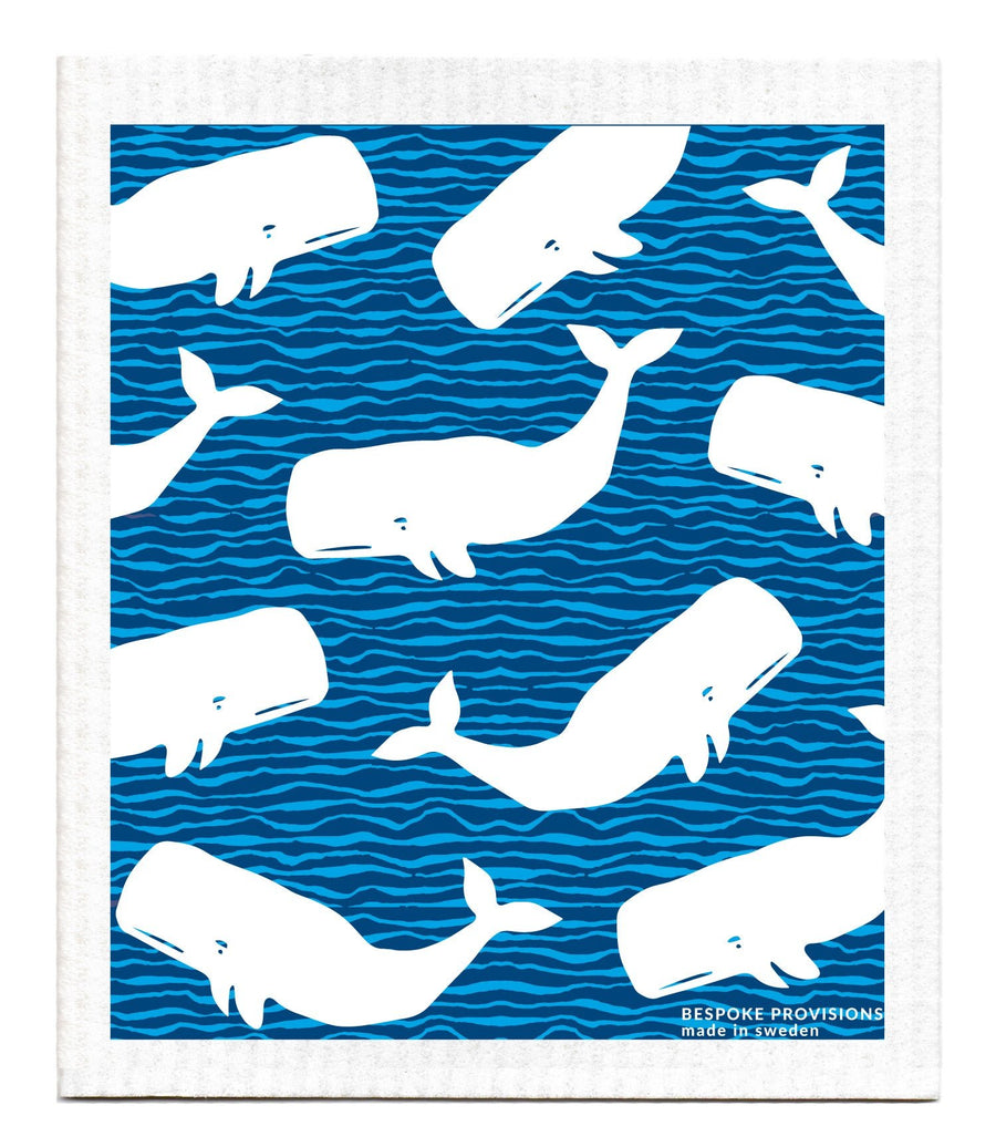 Whales Swedish Dishcloth - BESPOKE PROVISIONS